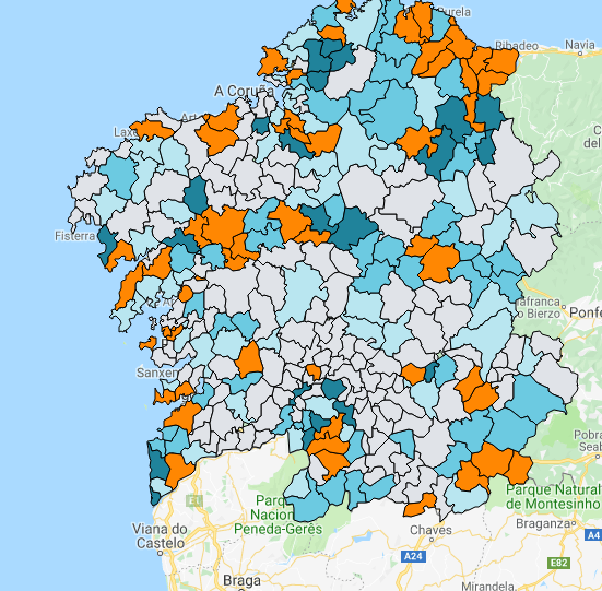 Topónimos por concello