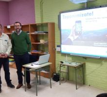 Vicente Feijoo e o alcalde de Manzaneda